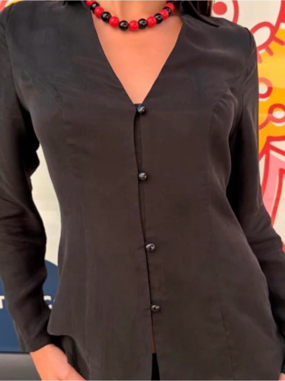 Lisa Says Gah Black Thandie Blouse - NWT!